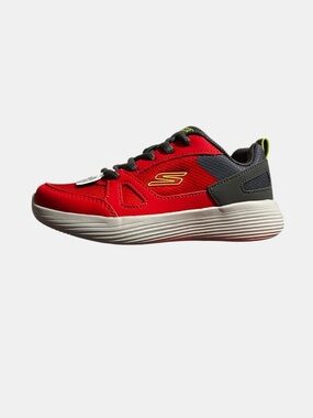 Skechers Kids' 12 Red & Gray Athletic Sneaker